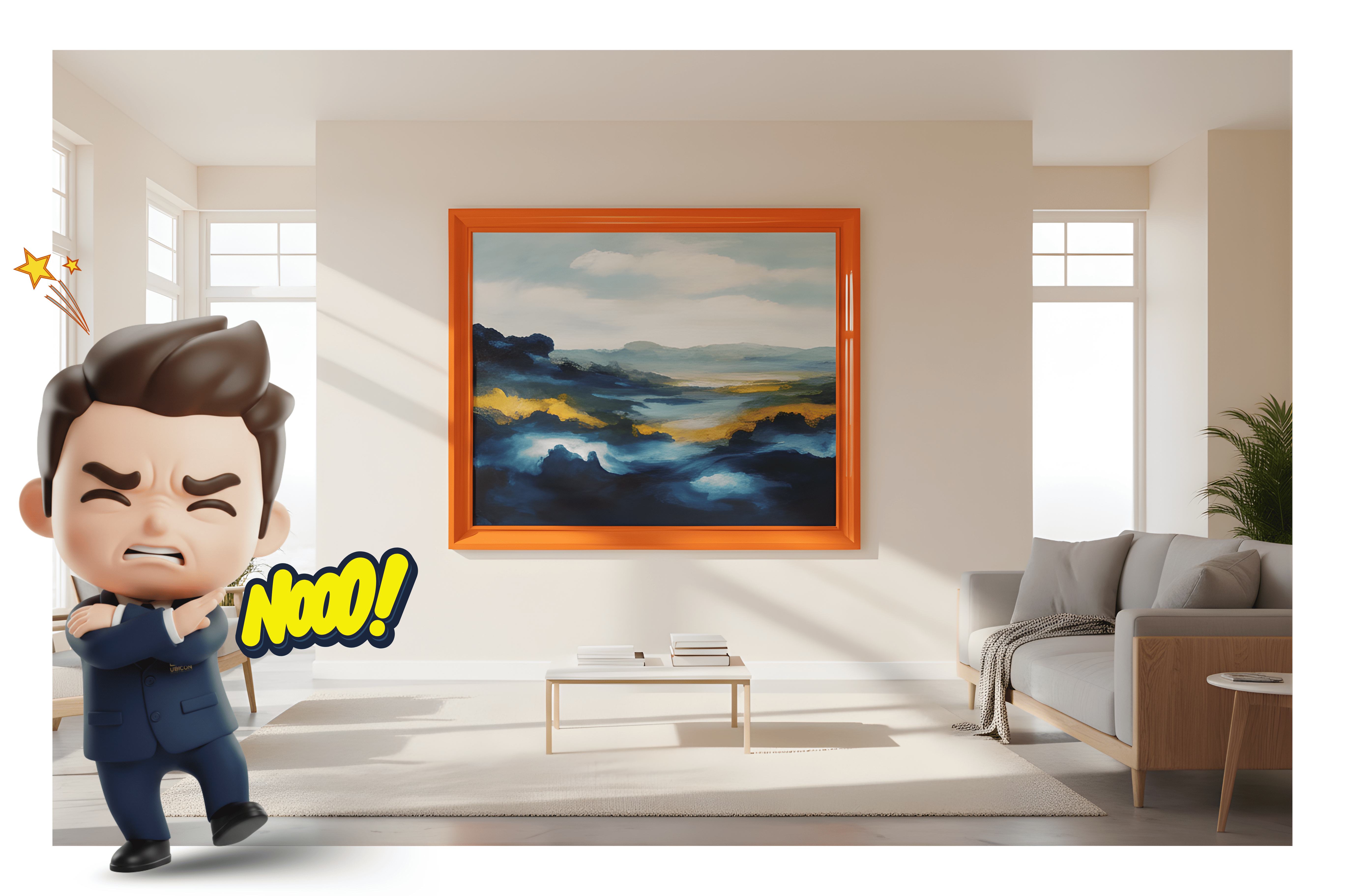 Những sai lầm khi chọn khung tranh làm giảm giá trị tác phẩm