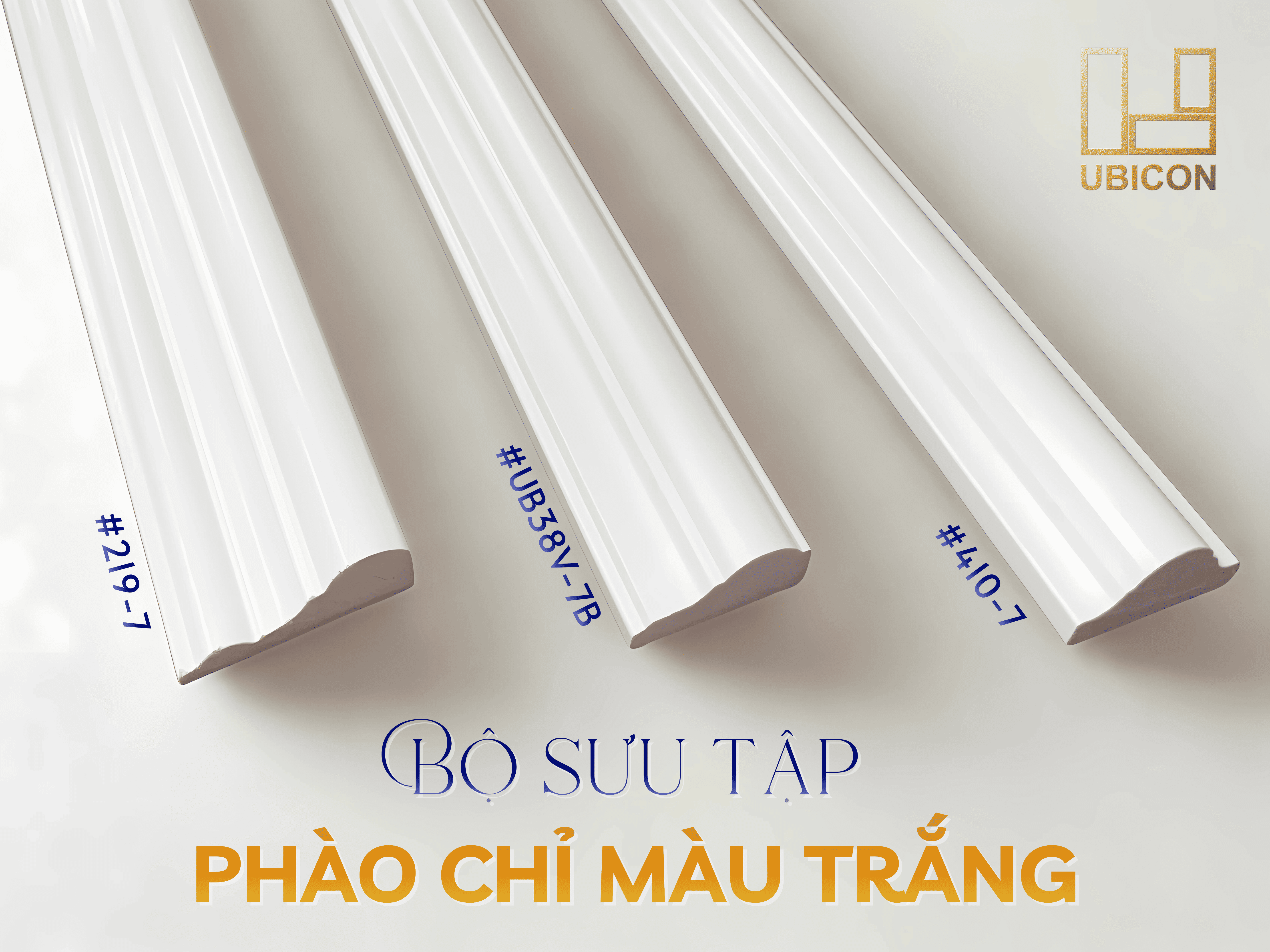 Phào chỉ màu trắng - Tối giản nhưng không lỗi thời