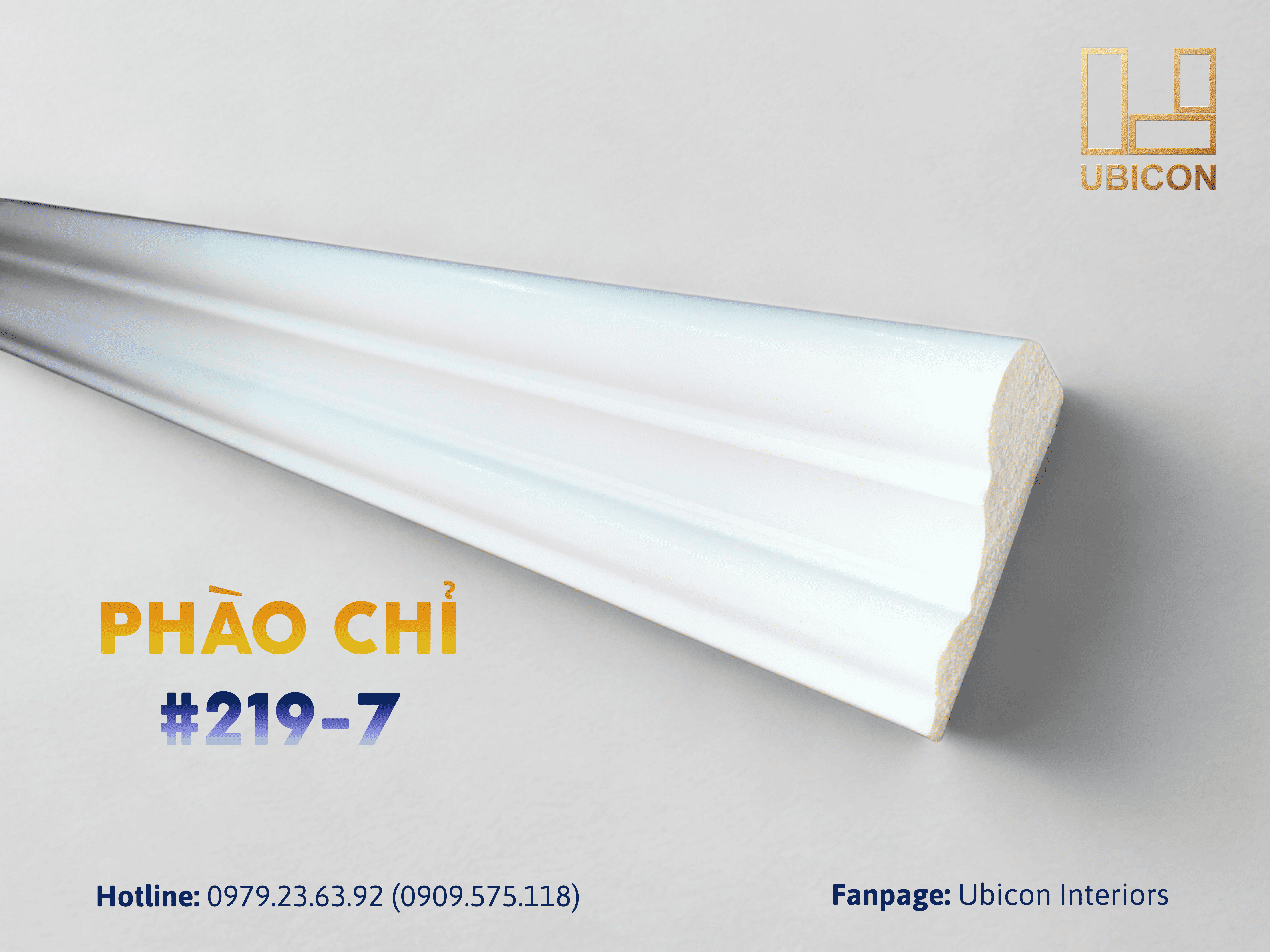 Phào chỉ màu trắng - Tối giản nhưng không lỗi thời