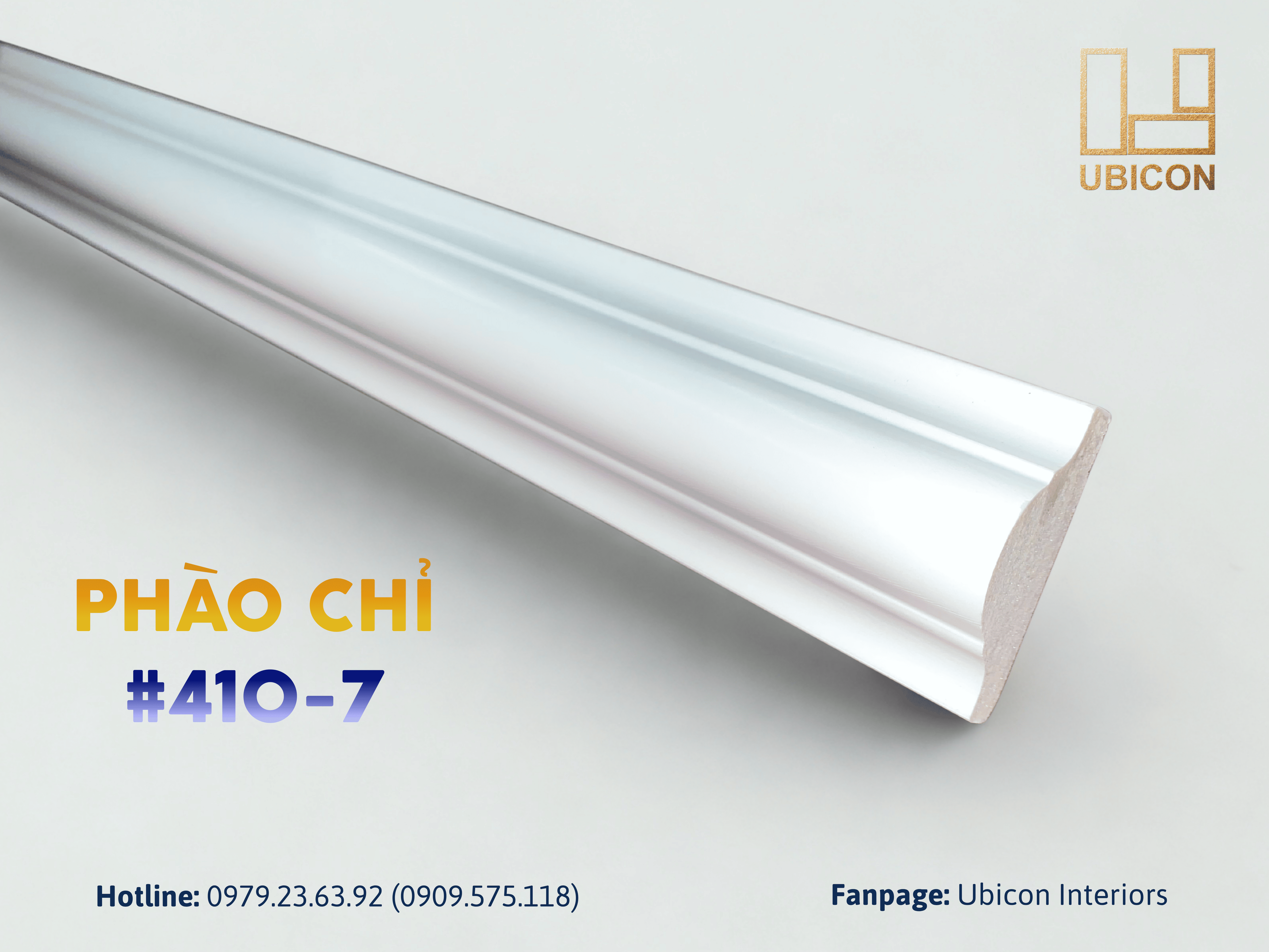 Phào chỉ màu trắng - Tối giản nhưng không lỗi thời