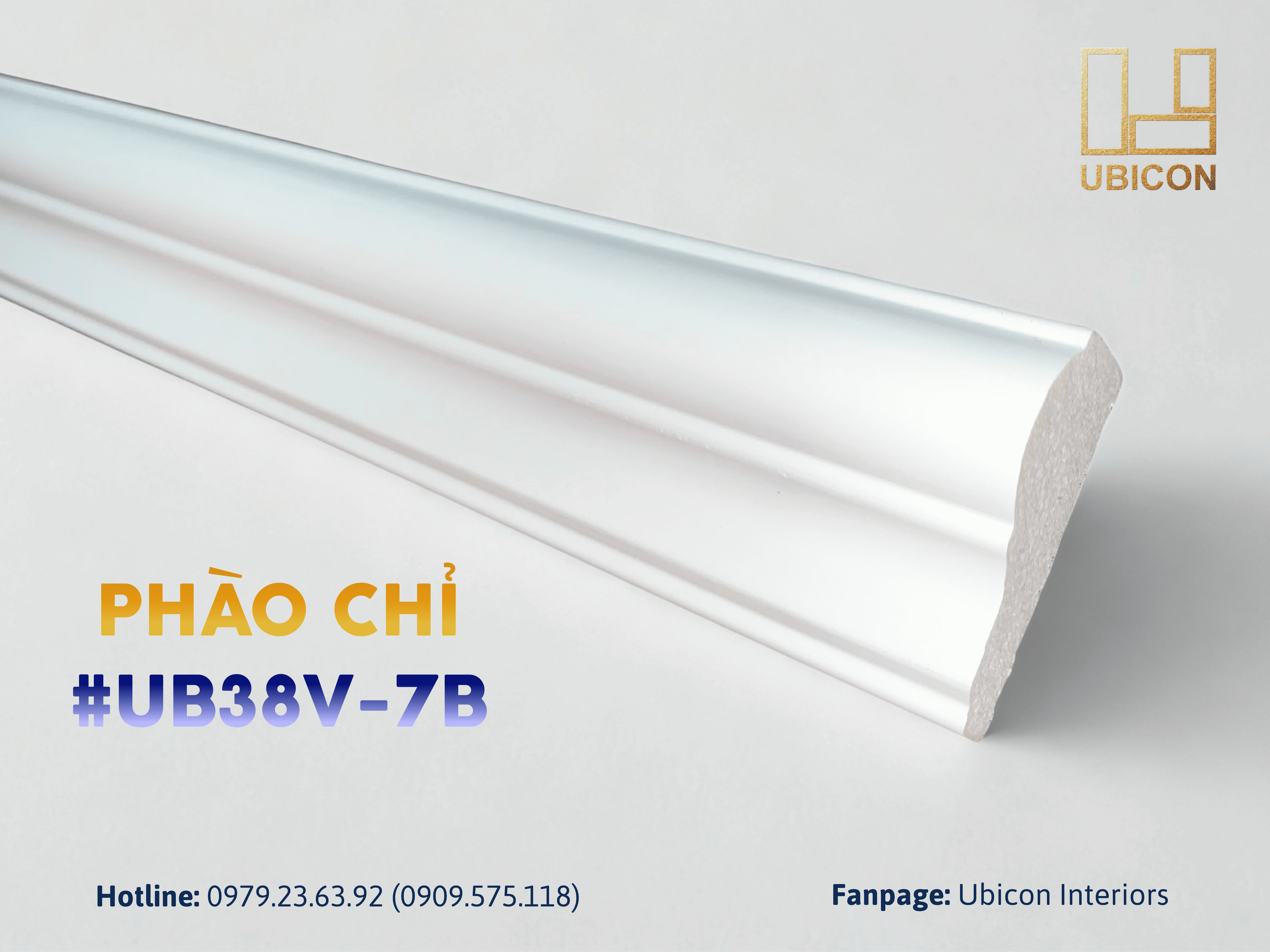 Phào chỉ màu trắng - Tối giản nhưng không lỗi thời