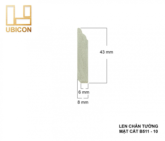LEN CHÂN TƯỜNG B511 - 10