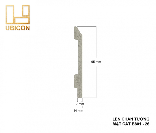 LEN CHÂN TƯỜNG B801 - 26