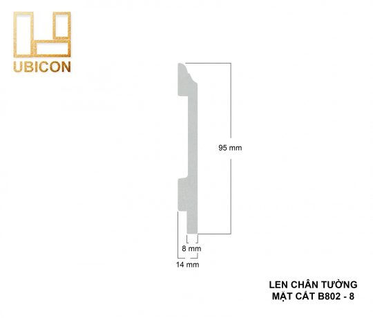 LEN CHÂN TƯỜNG B802 - 8